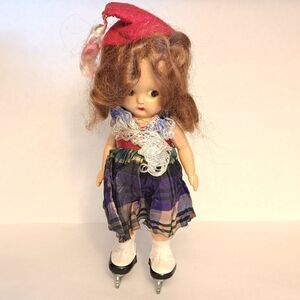 Vintage Knickerbocker Plastic Doll Skating Shoes
